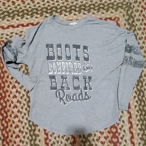 Maurices Long sleeve gray tshirt